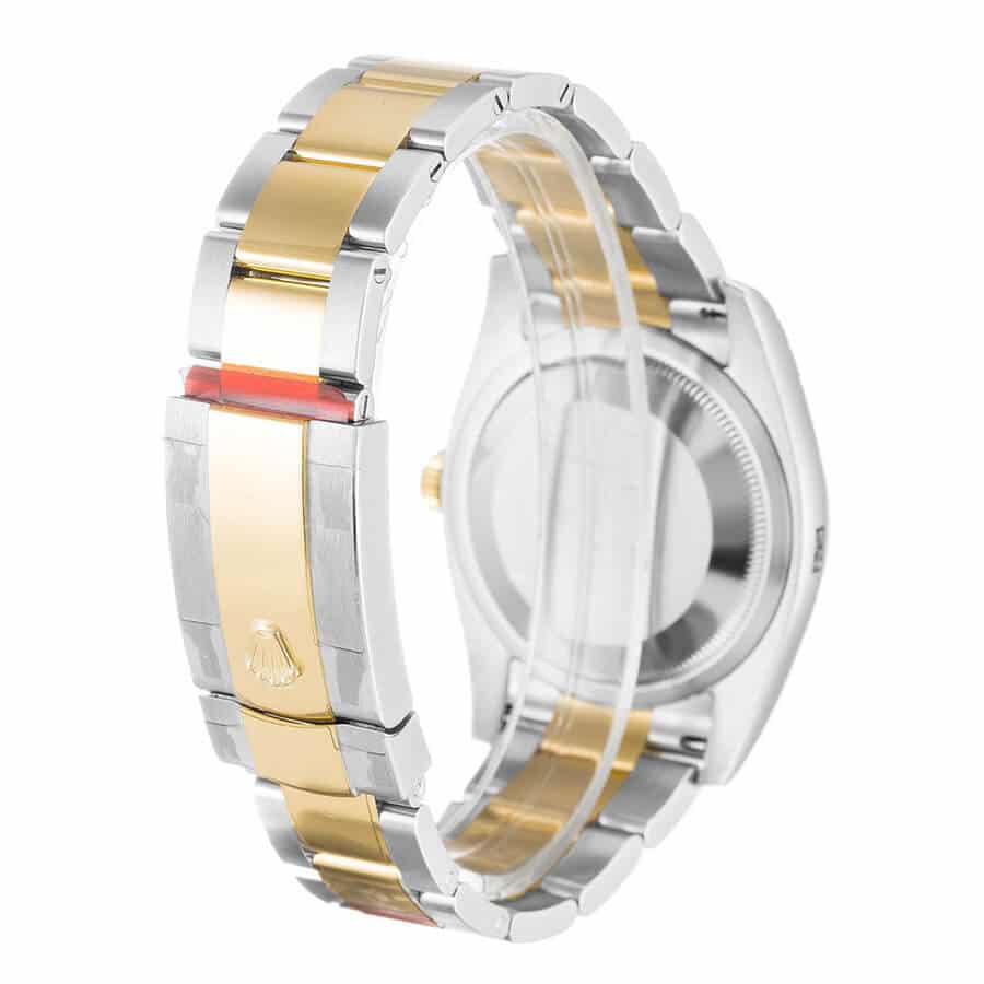 Rolex Datejust Yellow Gold Black Dial 116203 Oyster Replica - Image 3