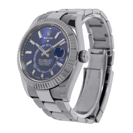Rolex Sky-Dweller Blue Dial Stainless Steel 326934-0003 Oyster Replica - Image 2
