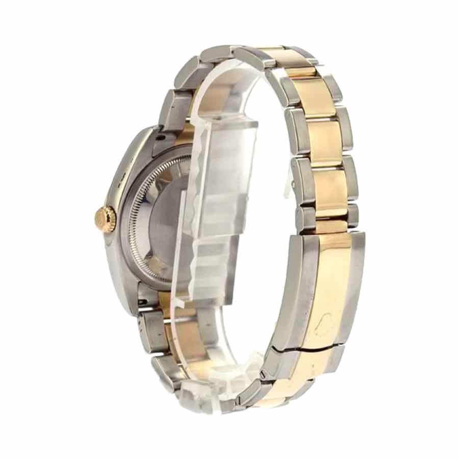 Rolex Datejust Yellow Gold Black Dial 116203 Oyster Replica - Image 4