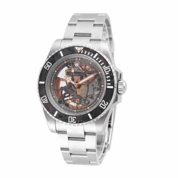 Rolex Oyster Perpetual 114200 Skeleton Dial Replica - Image 2