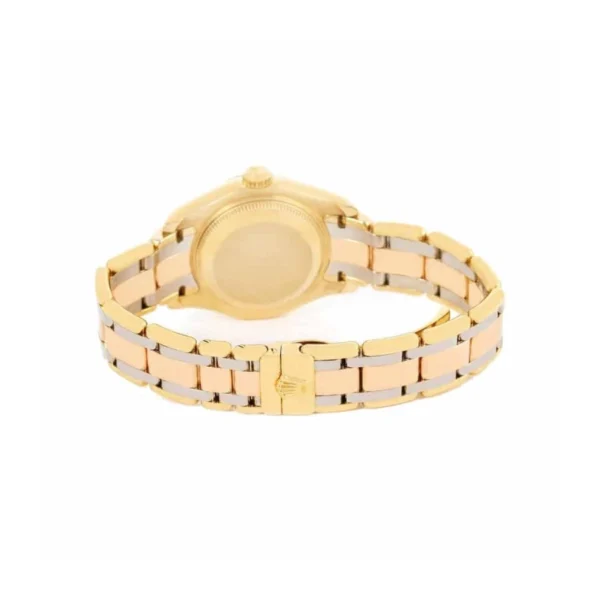 Rolex Tridor Pearlmaster Ladies Gold & Diamond 80298-0048 Replica - Image 4